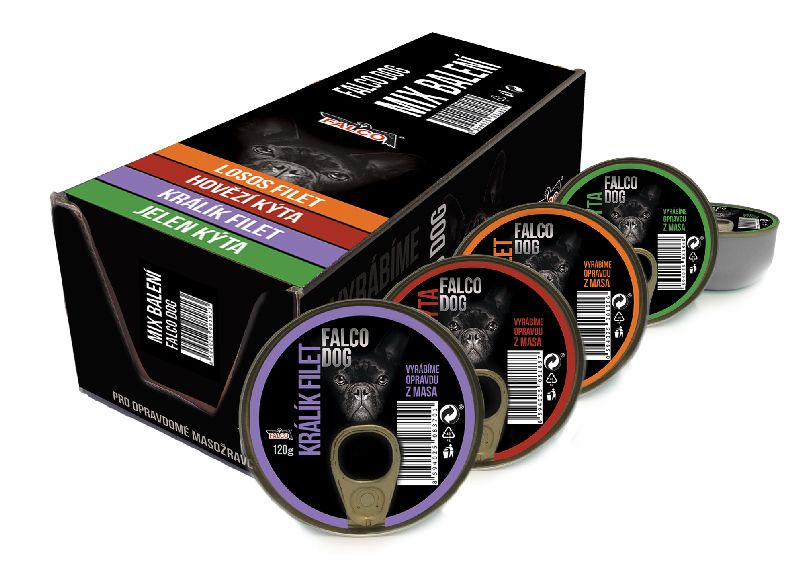 FALCO DOG MIX BALENÍ 120g - MIX 8ks